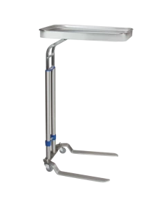 Blickman 8869SS Benjamin Foot Operated Stainless Steel Mayo Stand