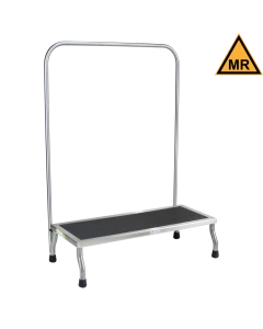 Blickman Kent 7761MR Stainless Steel Footstool with Handrail, 1017761100