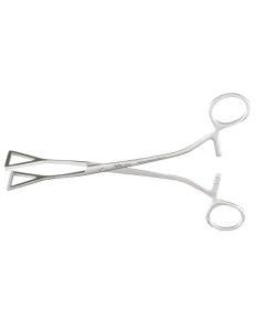 Miltex 16-54 Collin Intestinal Forceps, 8", 1" Wide Jaws