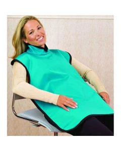 Wolf X Ray 75051NL 24" x 26" Lead-Free Adult Bib Apron with Attached Collar