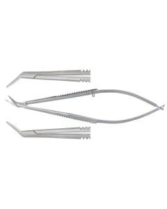 Miltex 18-1559 Corneal Scissors, 4", Left, Sub-Miniature For Micro Surgery, 6mm Blades