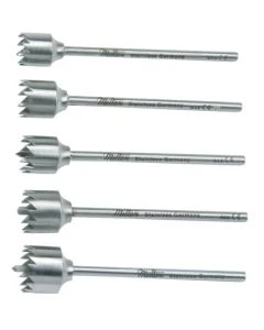 Miltex 18-1950-7 Arruga Lacrimal Trephines, 7mm, No Center Point