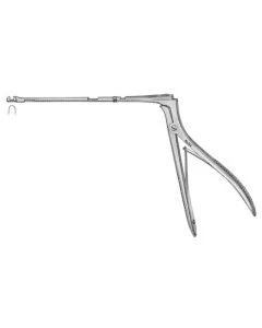Miltex 20-559 Hajek-Kofler Sphenoid Punch Forceps, Reversible, Small 3mm x 7mm Solid Biting Jaws, Right Angle, Shaft 15cm, 9 1/3"