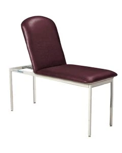 Brewer 2030-27 Element Metal Frame Treatment Table, Basic Frame, Adjustable Back, Standard Upholstery, Cabernet