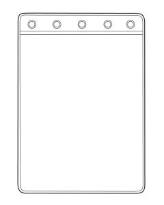 Omnimed 2 Pocket Plastic Sheet Protector
