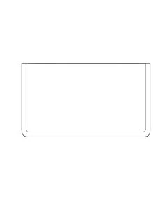 Omnimed 251153 Pressure Sensitive Pocket - 6 X 4 Pocket