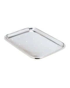 Miltex 3-922 Mayo Tray, Size 13, Perforated, 14" x 10" x 5/8"