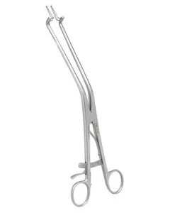 Miltex 30-1351 Endocervical Speculum, 11", Improved Pattern, Ratchet & Gauge, Extra Delicate Fenestrated Jaws 3mm Wide At Tip x 25mm Long