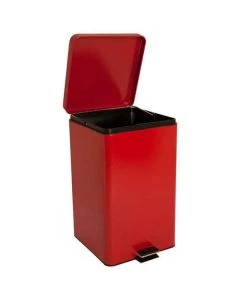 Brewer Square Steel Waste Can