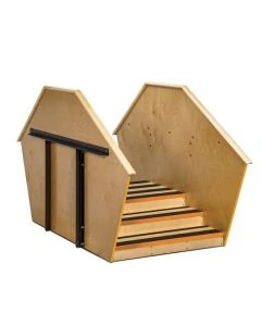 Clinton 4-4085 Ada Bariatric Up/Down Staircase - Fully Enclosed