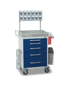 Detecto Rescue Series Aluminum Anesthesia Carts