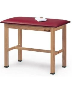 Hausmann Proteam"x 48" H-Brace Taping Table, Black (A9093-L01V23)