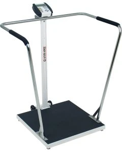 Detecto 6856 Waist-High Stand-On Scale, 1000 Lb. Capacity