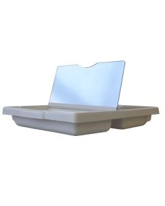 Amico OT-VANITY  Overbed Table Dual-Vanity Drawer & Mirror [Factory Installed]