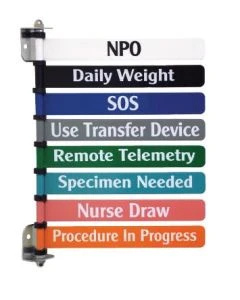 Omnimed Custom Room ID Flag System W/ Printed Titles