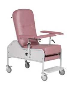 Med Care 12RMA Reclining Blood Draw Chair - Dark Blue