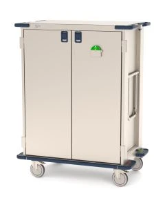 Metro CV36HS-NBH CaseVue 28"D x 45 1/2"W x 58 1/4"H Case Cart with Solid Doors
