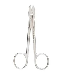 Miltex 9-120 Wire Cutting Scissors, 4¾", One Serrated Blade, Straight