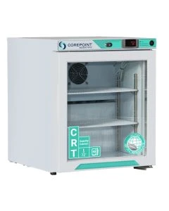 Corepoint Scientific White Diamond Series Undercounter Freezer, Freestanding (-30?), 4 Cu. Ft., Solid Door