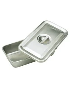 Miltex 3-936 Instrument Tray, 21 11/32" x 16 7/16" x 7/8", Rolled Edge
