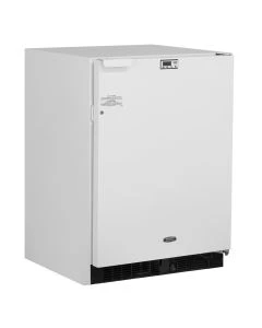 Marvel Scientific 24" All Freezer, White Door, White Cabinet, Probe Port, Door Lock, Frost Free