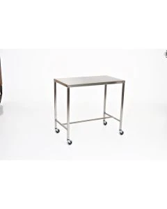 Mid Central Medical Stainless Steel Instrument Table w/ H-Brace