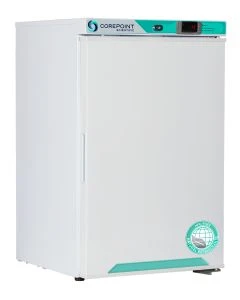 Corepoint Scientific White Diamond Series Laboratory and Medical Single Stainless Steel Solid Door Auto Defrost Freezer 23cu.ft (-30)