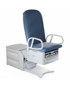 Brewer 6501PLUS-17 Access High-Low Plus Power Exam Table With 17" Minimum Height, Top Included, Standard Color, Power Back With Pelvic Tilt, Drawer Warmer And Outlet