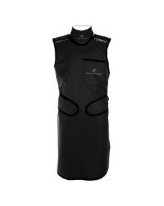 Alimed 2970021489 Barrier Flex Frontal Ready To Go Apron Wtcultraflex Wmonogra-Small