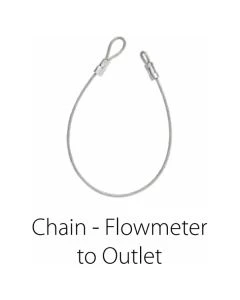 Amico FMX-CHN 10" Chain for Flowmeter to Outlet