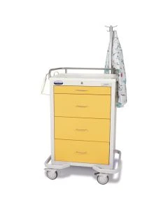 Armstrong AKL-Y-4 30" Standard Steel Anesthesia Cart/Procedure Cart/Mobile Workstation, Two-Tone 