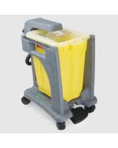BD & NDC 305091 Foot-Operated Trolley for 9 Gal Large and Extra Large Sharps Containers, Granite
