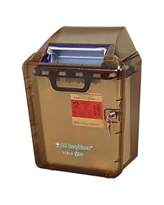 BD & NDC 305097 Large Locking Wall Cabinet for 2 & 3 Gal Sharps Collectors