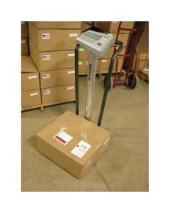 Befour Scales PS-8070 Tilt & Roll Handrail Scale, Battery Powered, 500 lbs Capacity