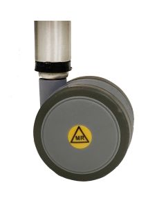 Blickman 0187836100 Howard Instrument Table 60"W x 34"H x 24"D On Casters MRI Safe
