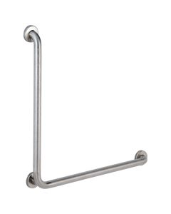 Bobrick 6898.99 1.5" Diameter 90 Degree Grab Bar, Peened