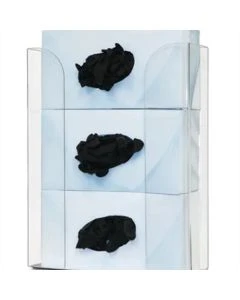 Bowman 7333 10.5"L x 4.25"W x 15.5"H Top-Loading and Vertical Glove Box Dispenser