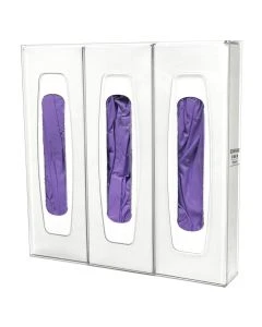 Bowman Glove Box Dispenser - Extra Long - Triple with Dividers