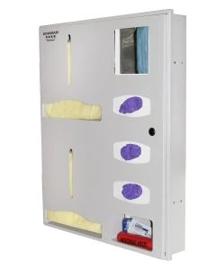 Bowman RE201-0012-DISP Semi-Recessed PPE Dispensing System - Double Gown