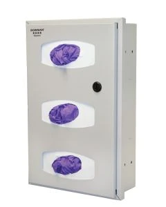 Bowman RE301-0012-DISP Semi-Recessed Glove Dispenser - Triple
