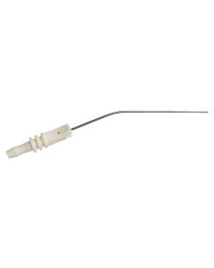BR Surgical BR99-29100 80mm 30 Degrees Single-Use Suction Tube, Diameter 3Fr, 10/Box, White