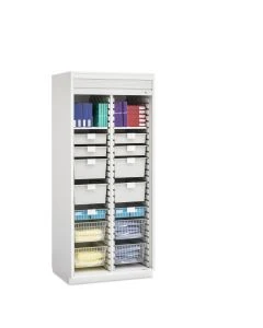 Innerspace Evolve Cabinet with Accessory Pack and Roll-Top Door, AireCore