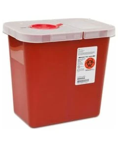 Capintec - Mirion 0660-1811 8 Qt Monoject Sharps Container Standard for Sharp Shield, 20/Pack