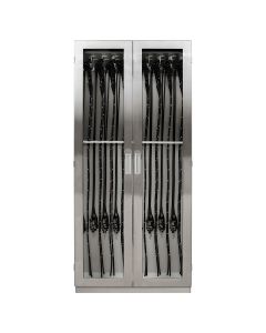 Capsa Healthcare SAS-18S-DRY TruAir 40.88"L x 18.75"W x 93.75"H Scope Drying Cabinet with Double Door, Stainless Steel