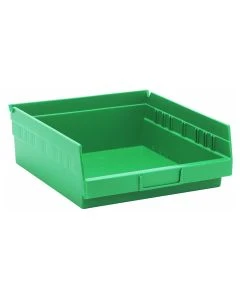 Quantum Storage Systems QSB109GN Shelf Bin Green 11-5/8In X 11-1/8In X 4In -Discontinued - USE CESS-823655-10006