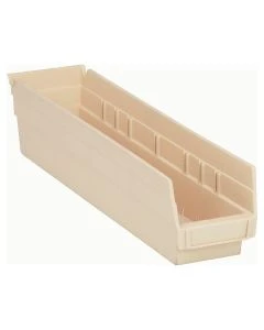 Quantum Storage Systems QSB103IV Shelf Bin Ivory 17-7/8In X 4-1/8In X 4In -Discontinued - USE CESS-823656-10007
