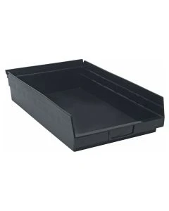 Quantum Storage Systems QSB110BK Shelf Bin Black 17-7/8In X 11-1/8In X 4In -Discontinued - USE CESS-823659-10001