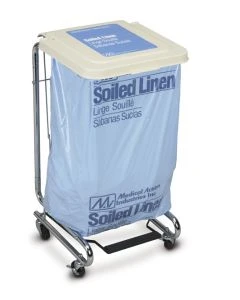 National Distribution & Contracting MAI 15-9100 Medical Action Premier 33 Gallon Hamper Stand w/ Soiled Linen Decal Print Label - Discontinued