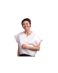 Examination Capes, 3-Ply, 30" x 21", White, 100/cs