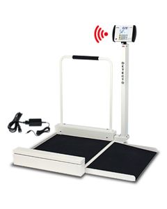 Detecto 6495-C-AC Digital Stationary Wheelchair Scale with WiFi & AC Adapter, 800 lbs x .2 lbs